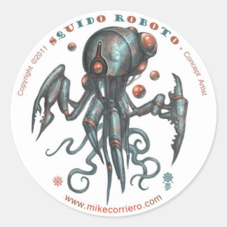 Sticker Squidobot-O