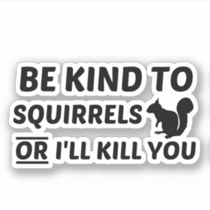 STICKER SQUIRRELS GENTILS