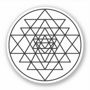 Sticker Sri Yantra
