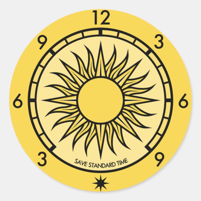 Sticker SST Logo Round Avec Texte (Devant)