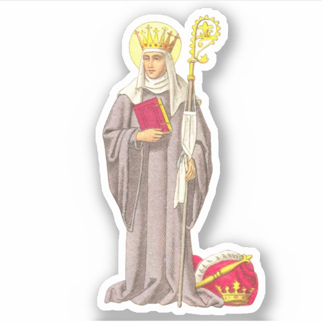 Sticker St. Etheldreda (Audrey) (P 003) - Contour (Devant)