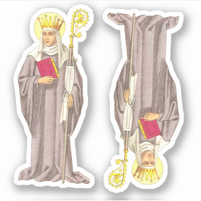 Sticker St. Etheldreda (Audrey) (P 003) - Contour 2-Up (Devant)