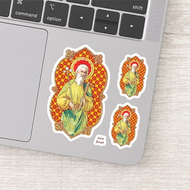 Sticker St. Joseph d'une carte de commerce (TC 01) (Détail)