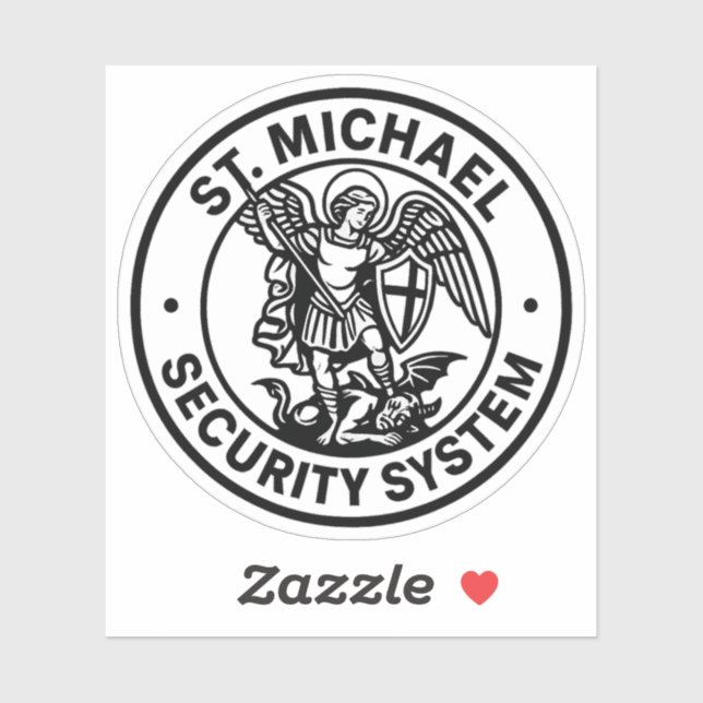 STICKER ST. MICHAEL THE ARCHANGEL PROTECTION (Feuille)