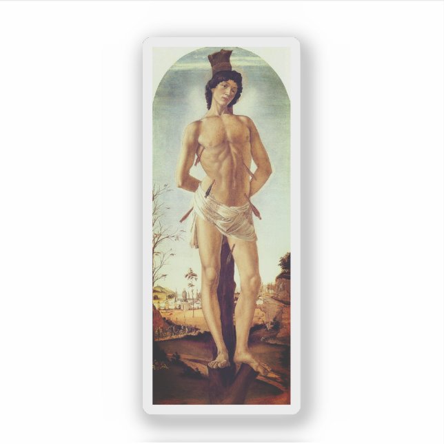 Sticker St. Sebastian by Boticelli, 1474 (Devant)