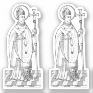 Sticker St. Thomas Becket tenant une épée (M 033)
