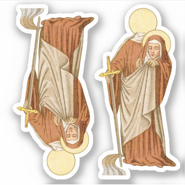 Sticker St. Winifred du Pays de Galles (P 002) (Devant)