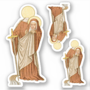 Sticker St. Winifred du Pays de Galles (P 002)