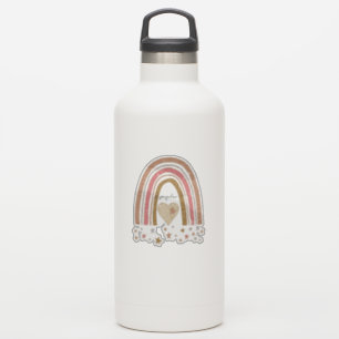 Sticker Star de la Parties scintillant d'or rouge-arc-en-c