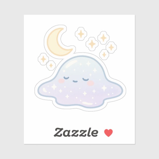 Sticker Starry Puddle Slime (Feuille)