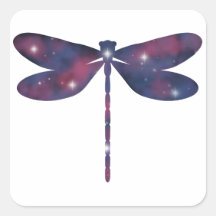 Sticker Starscape Dragonfly mince foncé