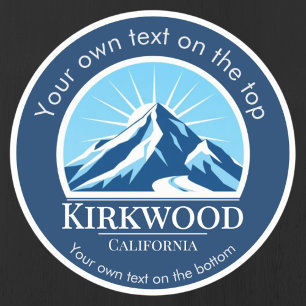 Sticker Station de ski de Kirkwood en Californie
