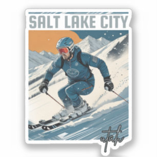 Sticker Station de ski de Salt Lake City Utah