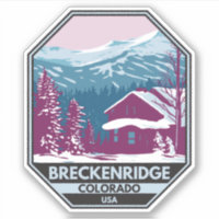 Station de ski d'hiver de Breckenridge Colorado