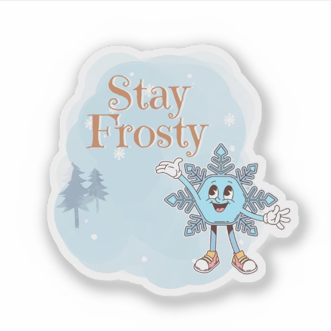 Sticker Stay Frosty (Devant)