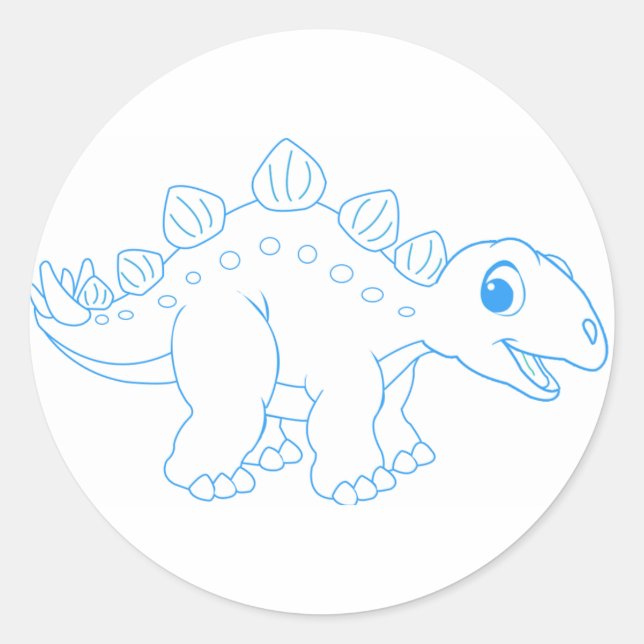 Sticker Stegosaurus (Devant)