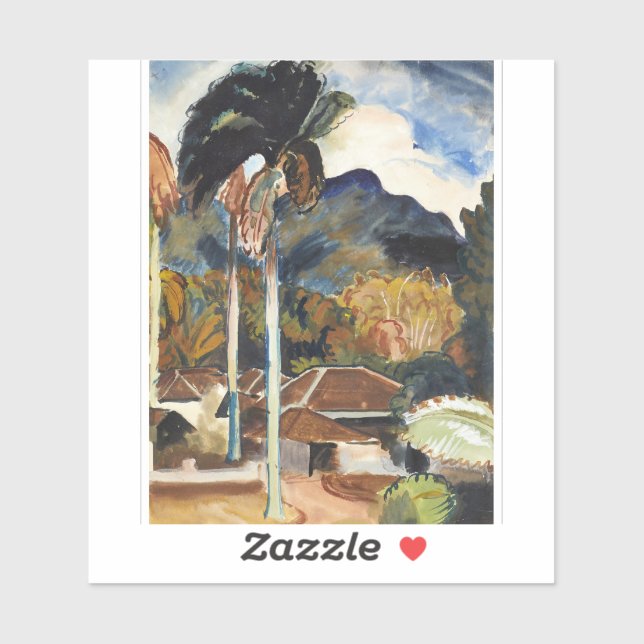 Sticker Sten - Java, peinture fine art (Feuille)