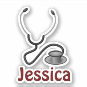 Sticker Stethoscope modèle, personnalisable