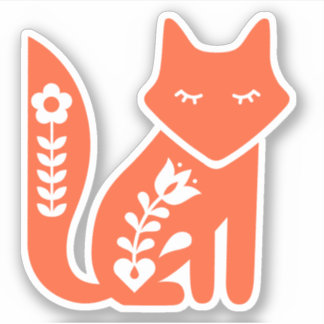 Sticker Stick de découpe de chat suédois