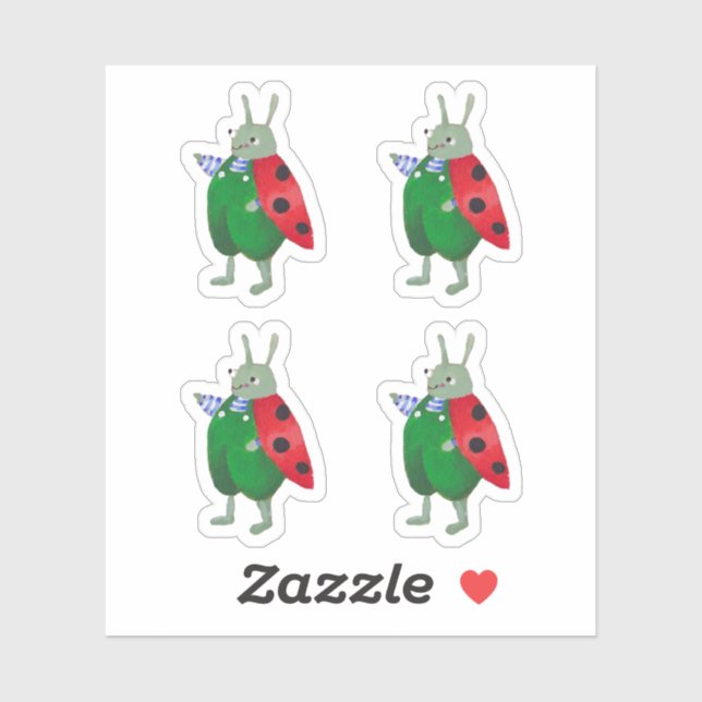 Sticker "Sticker Little Buddy Beetle" (Feuille)