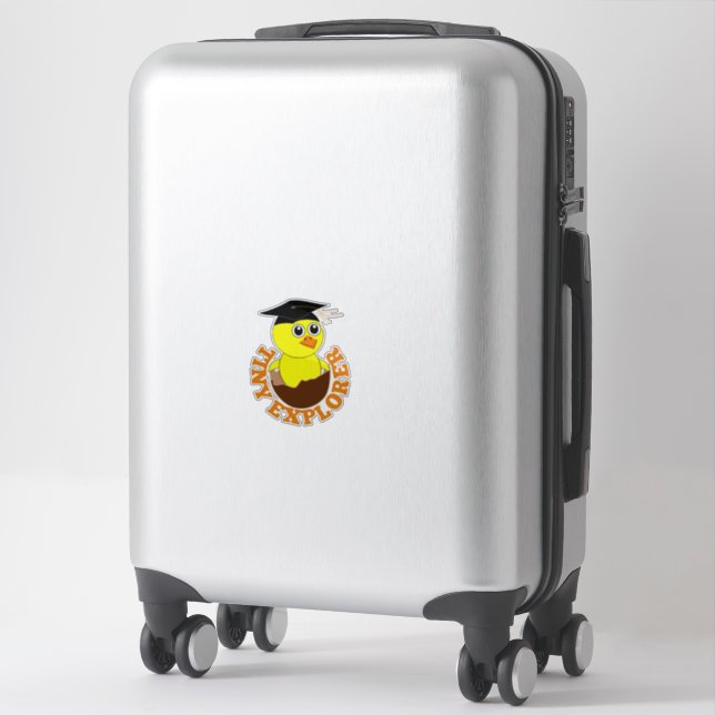 Sticker Stickers. petit poussin (Sur valise)
