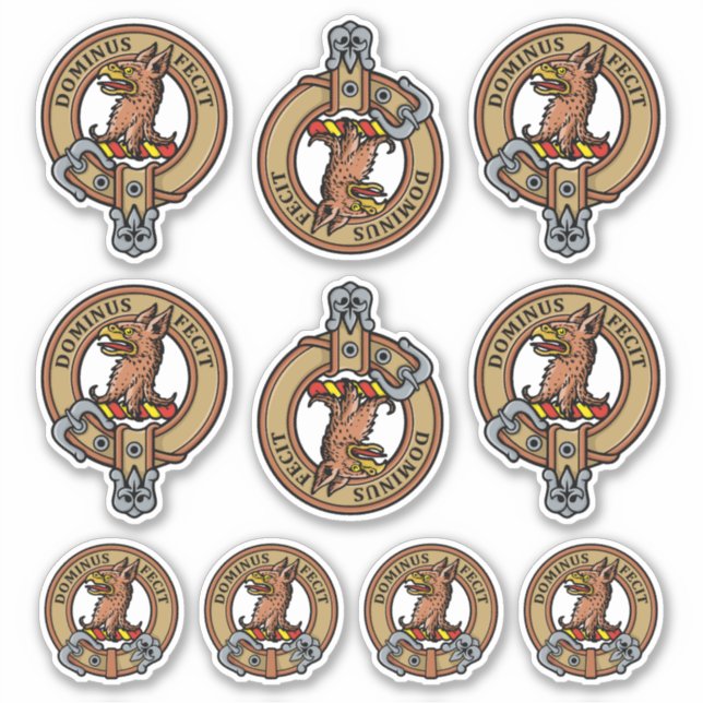 Sticker Sticleur Clan Baird Crest (Devant)