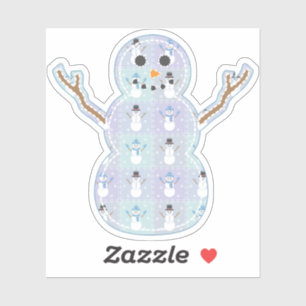 Sticker Sticleur de contour de surface d'hiver