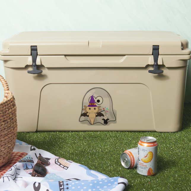 Sticker stikers.Axolotl, Halloween (Glacière)