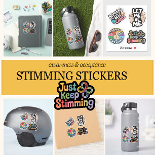 Sticker Stimming Sensibilisation sur l'autisme stim juste