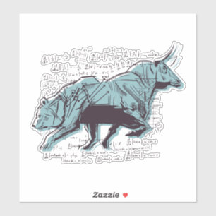 Sticker Stock Market Analysis Finance