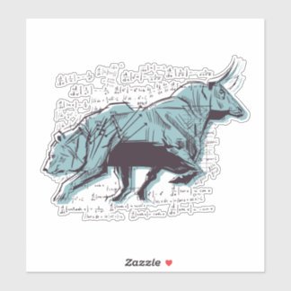 Sticker Stock Market Analysis Finance