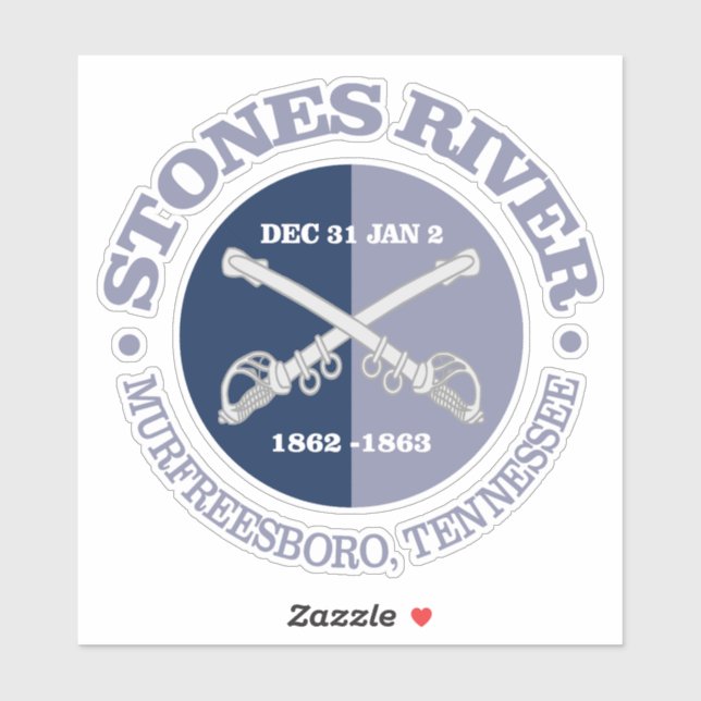 Sticker Stones River (B&G) (Feuille)