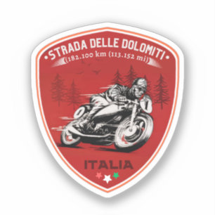Sticker Strada statale 48 delle Dolomiti