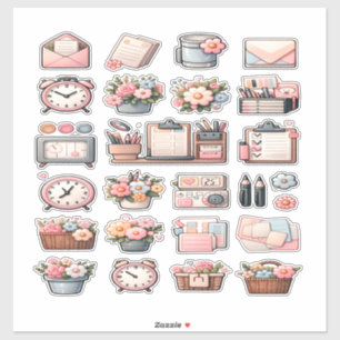 Sticker "Study & Bloom - School Garden Set"