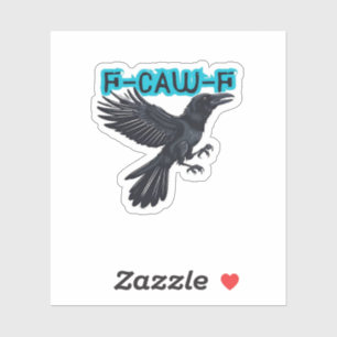 Sticker Style créatif décontracté F Caw F