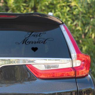Sticker Style de calligraphie juste marié