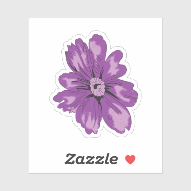 Sticker Style Fille, Aubergine Légère, Cèdre Blanchi (Feuille)