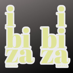 Sticker Style Ibiza Espagne