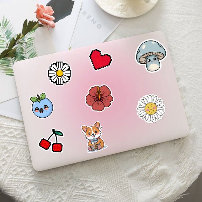 Sticker style kawaii rétro mignon (Créateur téléchargé)
