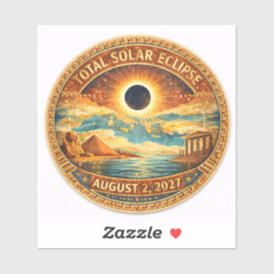 Sticker Style Mosaïque 2027 Eclipse
