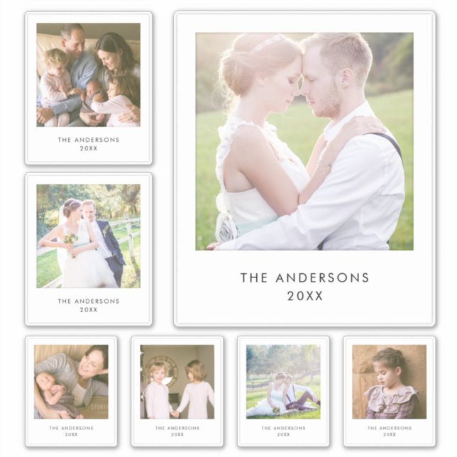 Sticker Style photo instantanée Multidimensionnages Photos (Devant)