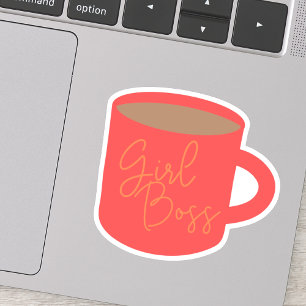 Sticker Stylish Rose moderne fille Boss