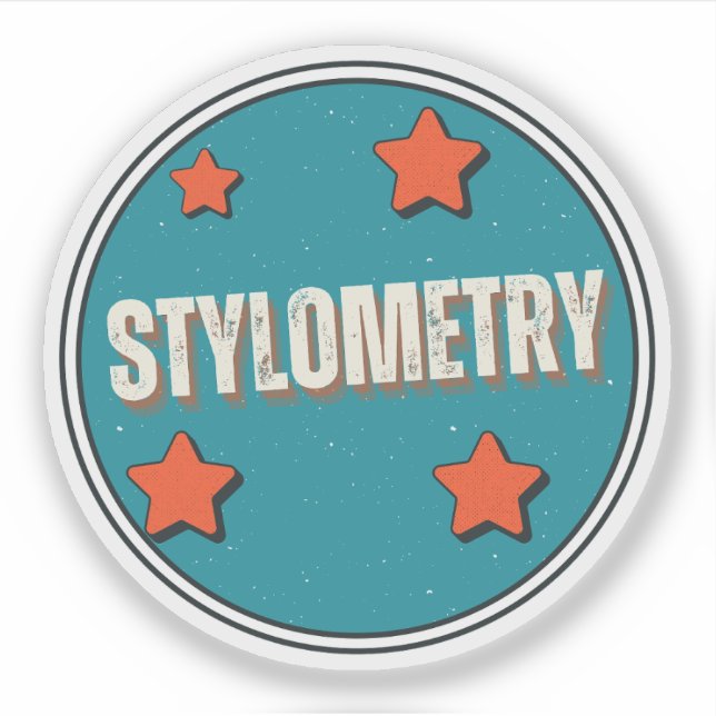 Sticker Stylométrie (Devant)