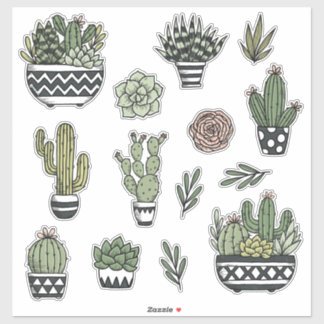 STICKER SUCCULENTS