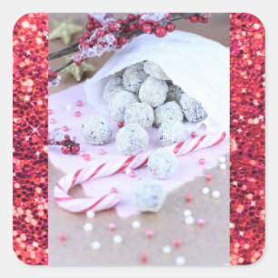 Sticker Sucres de canne de Noël