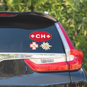 Sticker Suisse Edelweiss Schweiz SWISS Suisse