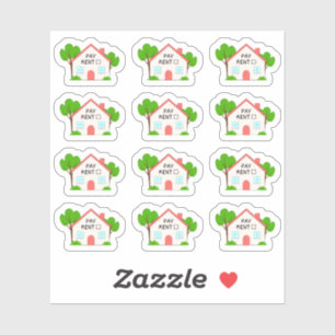 Sticker Suivi de budget de loyer Planificateur Bujo de sui