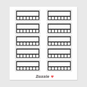 Sticker Suivi hebdomadaire des habitudes