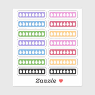 Sticker Suivi quotidien d'hydratation