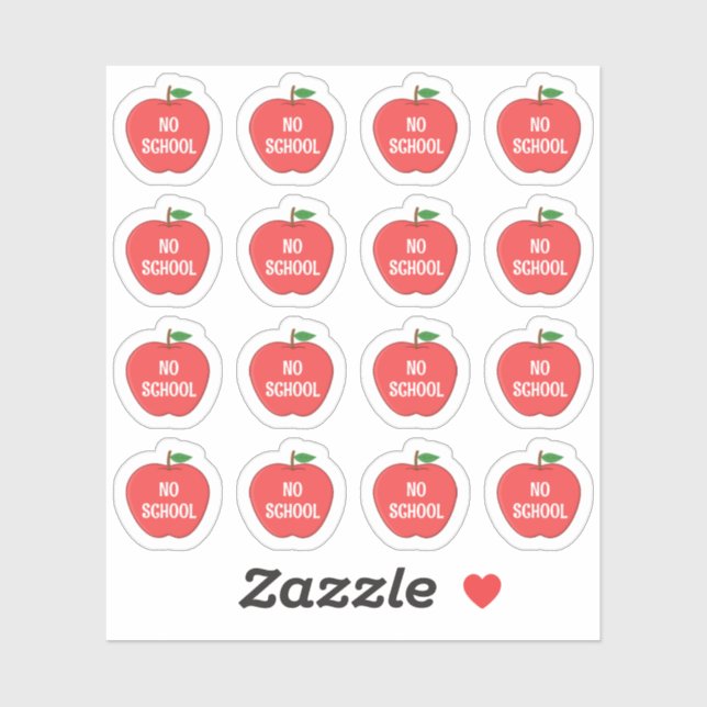 Sticker Suivi sans école enseignant élève rappel planifica (Feuille)